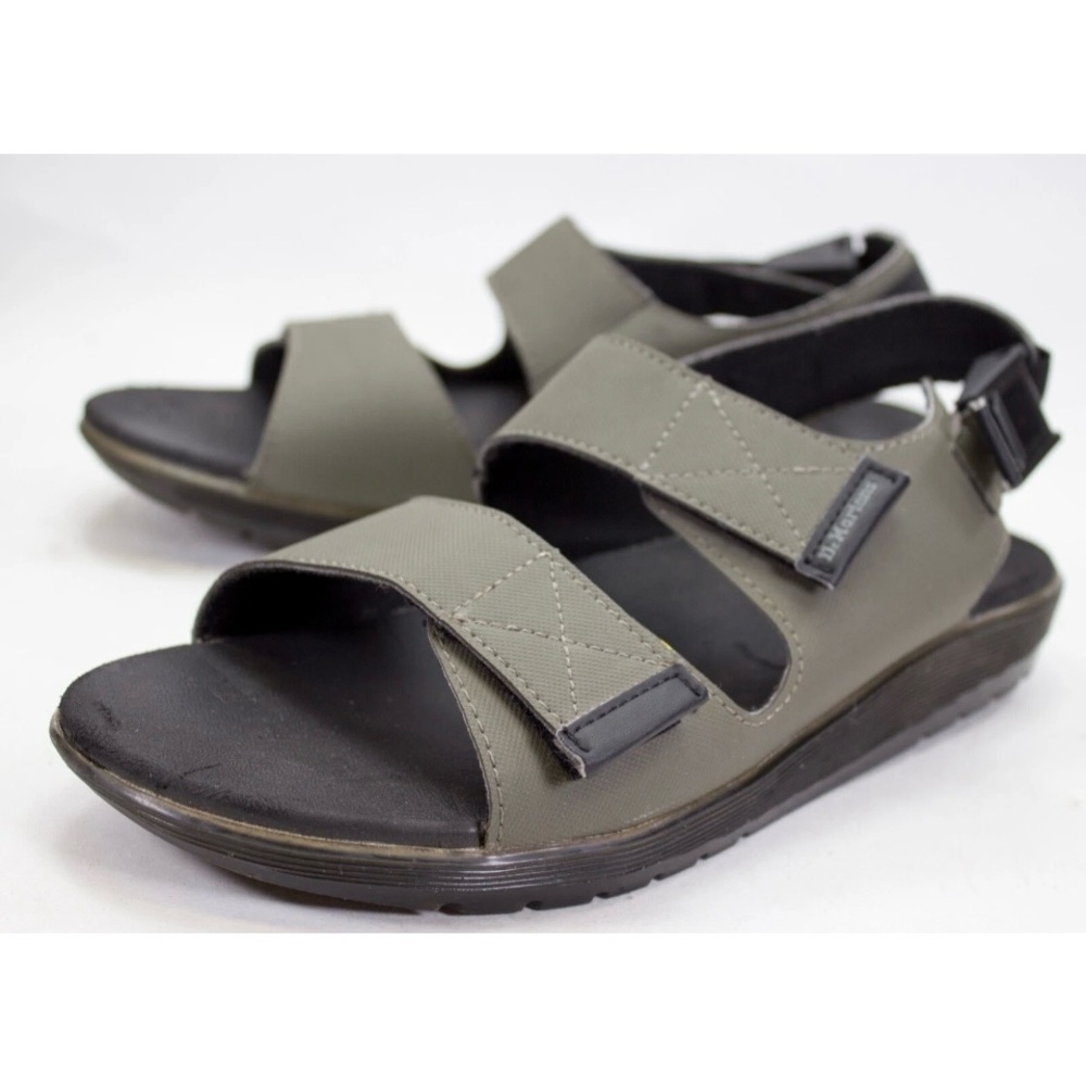Dr. Martens Olive Green Strap Sandals